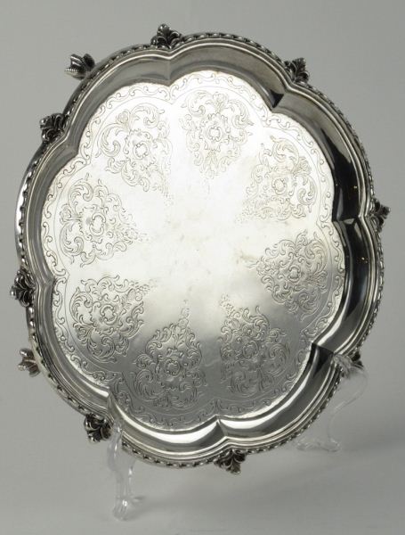 Fine English Sterling Salverheavily