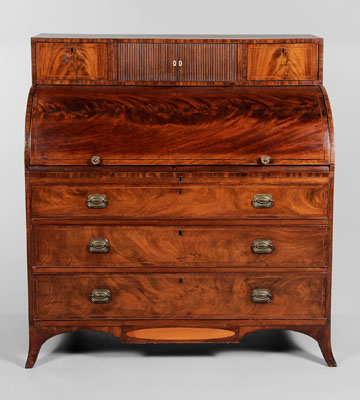 Fine Federal Cylinder Desk middle