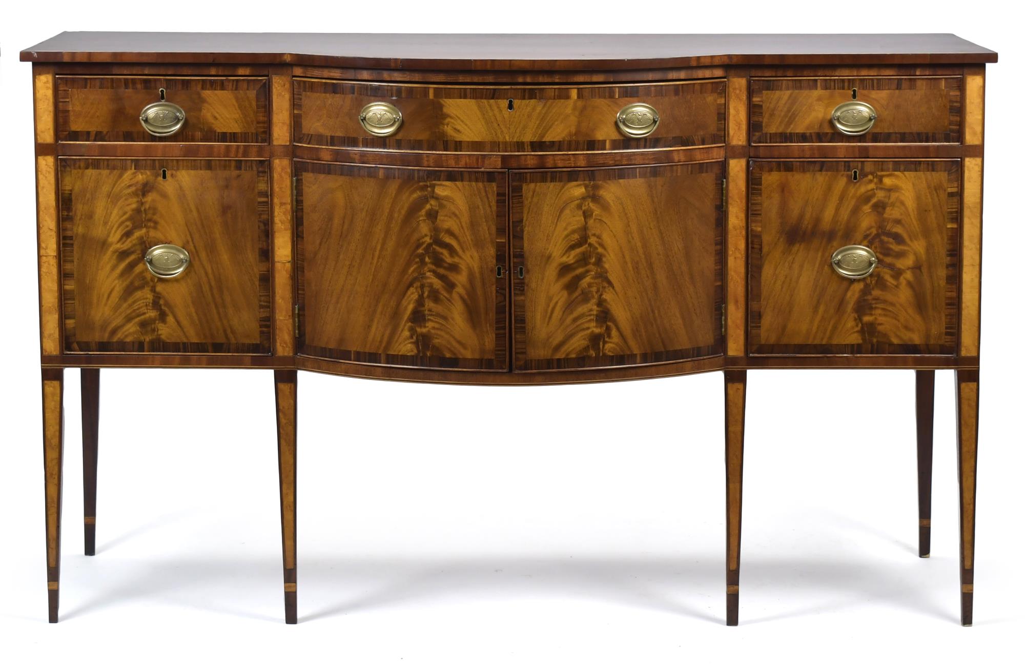 FINE FEDERAL INDLAID SIDEBOARD