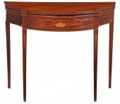 FINE FEDERAL INLAID MAHOGANY G