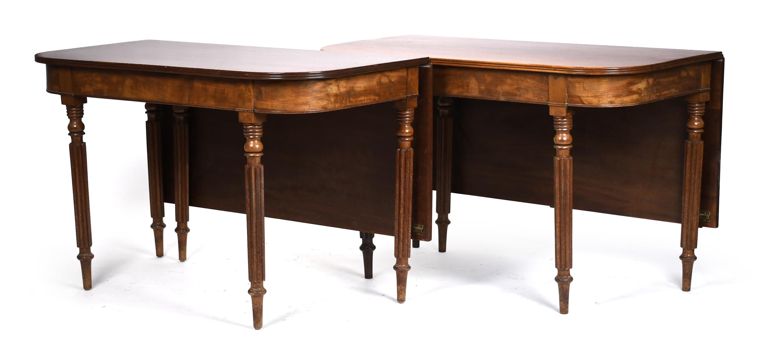 FINE FEDERAL MAHOGANY TWO PART
