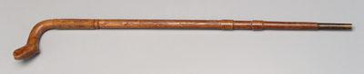 Fine folk art cane, A.P. Dean,
