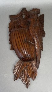 FINE FOLK ART CARVED ORIOLE AN