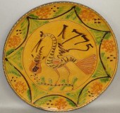 FINE FOLK ART SGRAFFITO "PEAFO