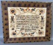 FINE FRAMED DAUPHIN CO. INK AN