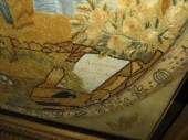 FINE FRAMED MORAVIAN GIRL'S SC