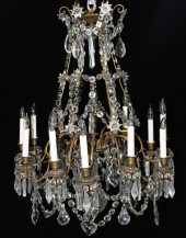 FINE FRENCH 12 LIGHT BRONZE AN