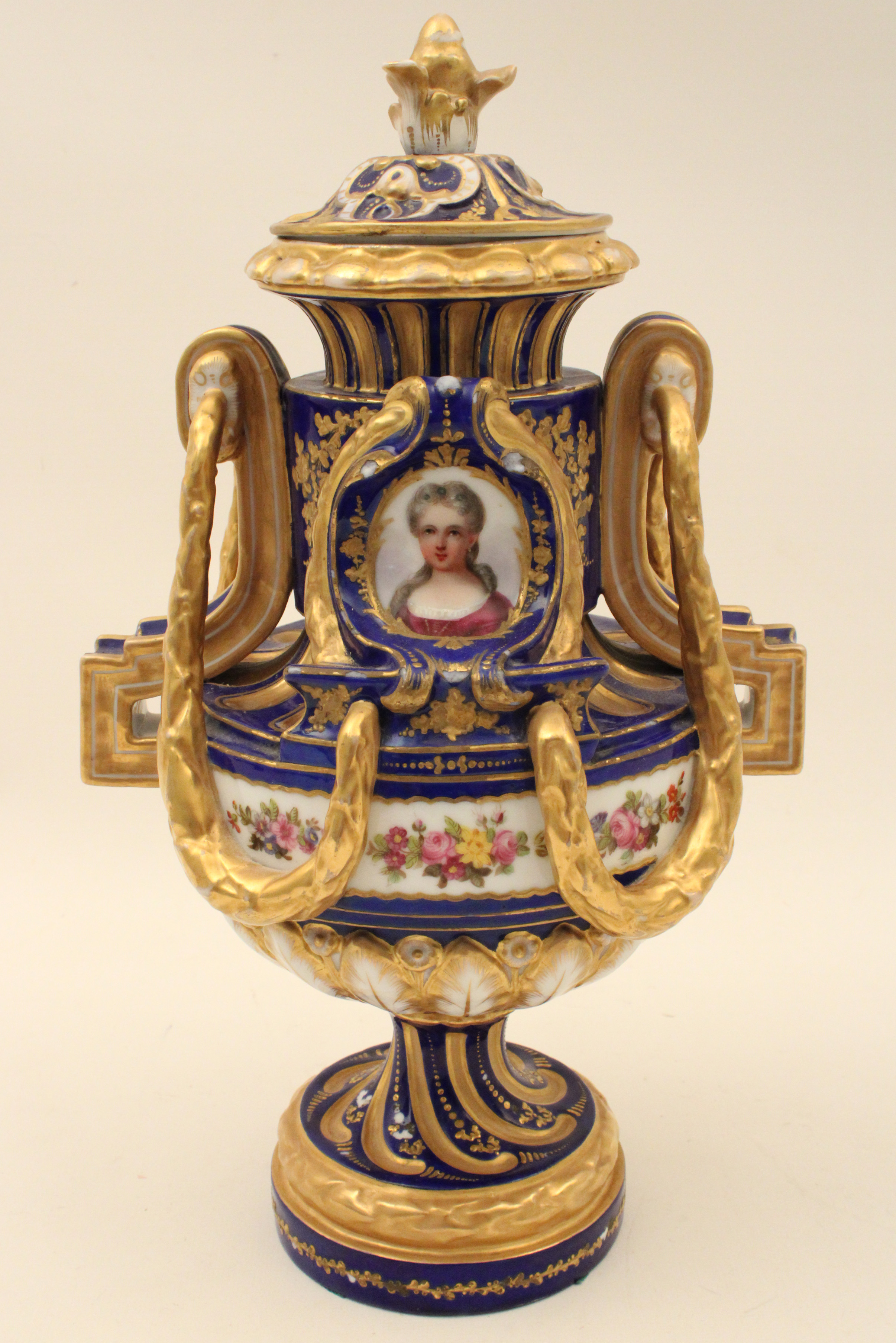 FINE FRENCH COMMISSIONED COBALT