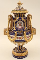 FINE FRENCH COMMISSIONED COBAL