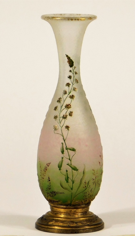 FINE FRENCH DAUM ENAMELED CAMEO