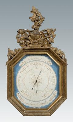 Fine French Empire barometer,