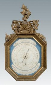Fine French Empire barometer,
