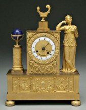 Fine French Empire clock, D&#3