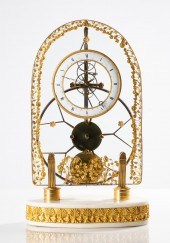 FINE FRENCH EMPIRE GLASS-PLATE