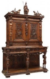 FINE FRENCH NEOCLASSICAL WALNU