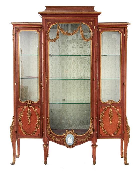 Fine French ormolu and parquetry
