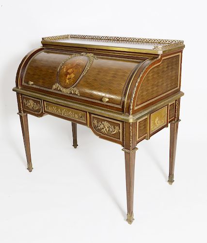 FINE FRENCH ORMOLU MOUNTED AND