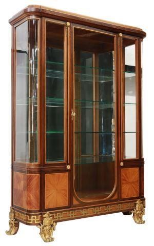 FINE FRENCH ORMOLU-MOUNTED MAHOGANY