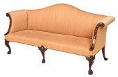 FINE GEORGE II CARVED MAHOGANY