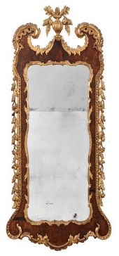 FINE GEORGE II FIGURED WALNUT