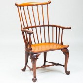 FINE GEORGE II MAHOGANY COMB B