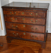 FINE GEORGE II WALNUT BACHELOR