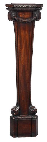 FINE GEORGE III CARVED MAHOGANY