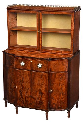 FINE GEORGE III FIGURED MAHOGANY