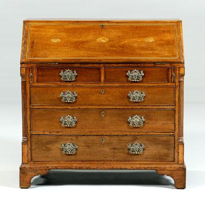 Fine George III inlaid mahogany