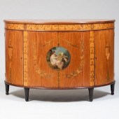 FINE GEORGE III INLAID SATINWO