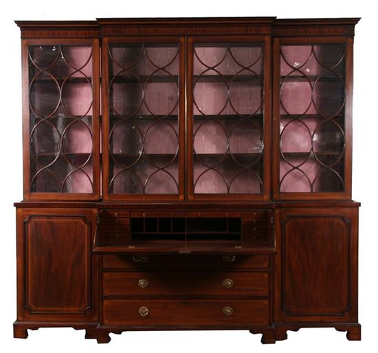 FINE GEORGE III MAHOGANY INLAID