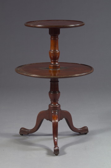 Fine George III Mahogany Two-Tier