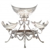 FINE GEORGE III SILVER EPERGNE