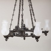 FINE GEORGE IV BRONZE AND GLAS
