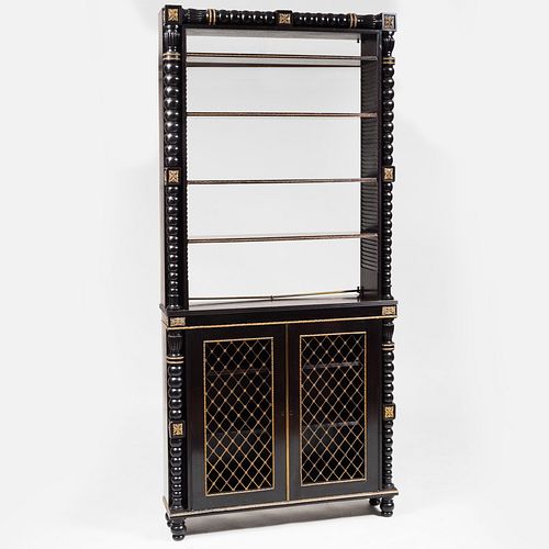 FINE GEORGE IV GILT-METAL-MOUNTED