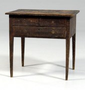 Fine Georgia inlaid walnut tab