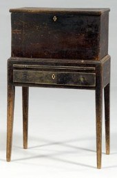 Fine Georgia paint-decorated c