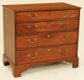 FINE GEORGIAN MAHOGANY BACHELO
