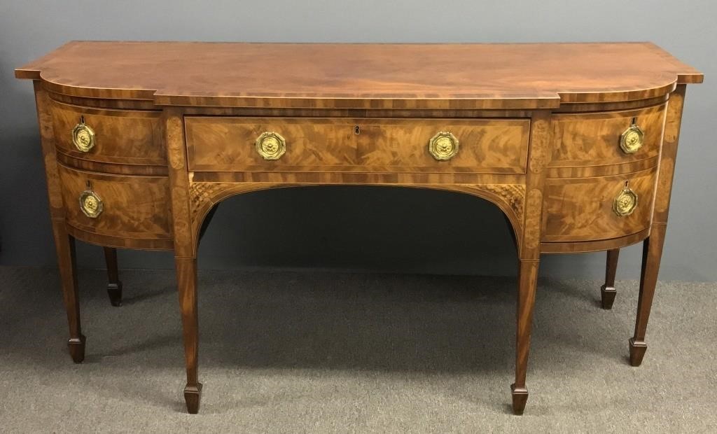 Fine Georgian mahogany inlaid