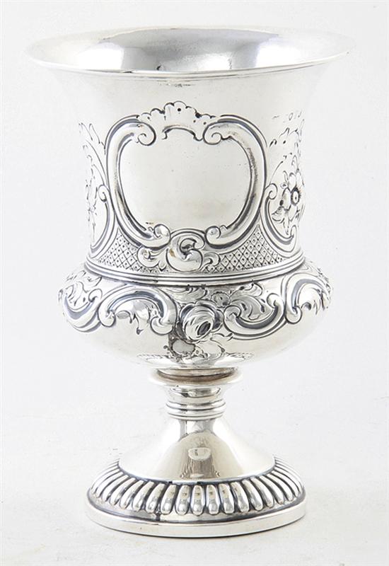 Fine Georgian sterling chalice