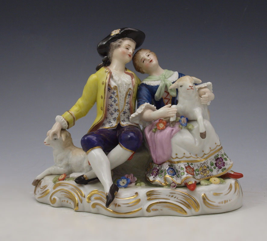 FINE GERMAN PORCELAIN FIGURAL