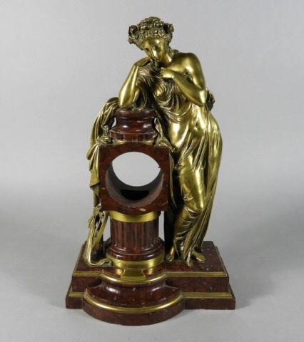 FINE GILT BRONZE CLOCK FRAME,