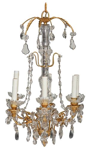 FINE GILT BRONZE/CRYSTAL