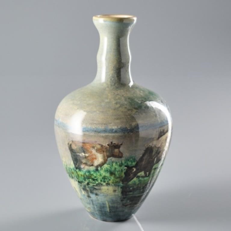 FINE GOUDA POTTERY VASEHolland,