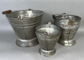 FINE GRADUATED SET OF TIN CHIL