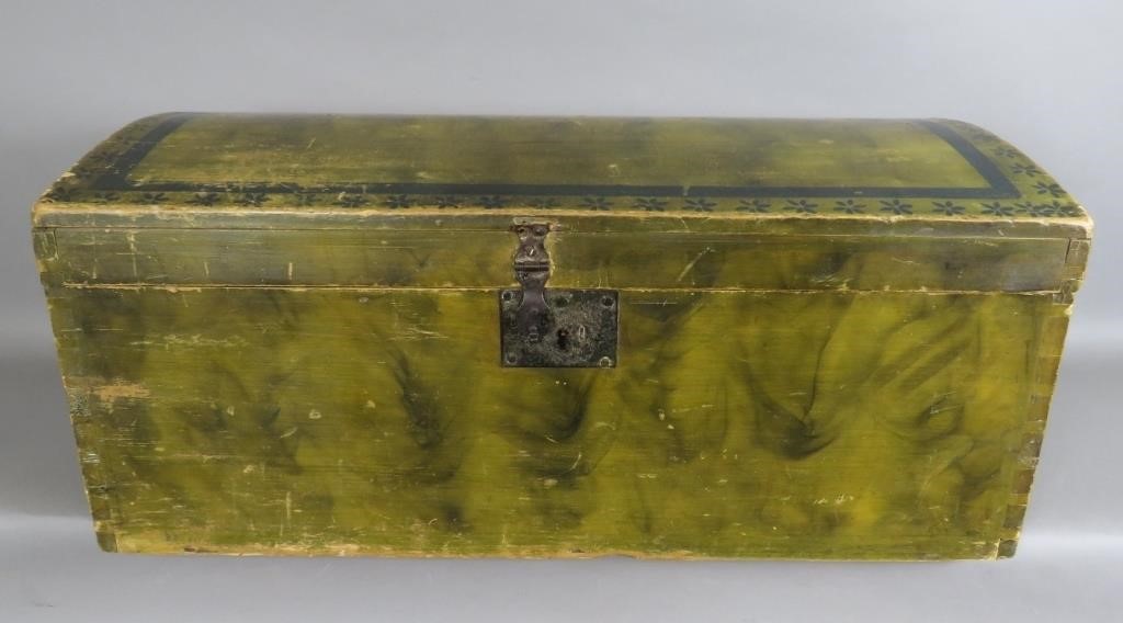 FINE GREEN & SMOKE DECORATED