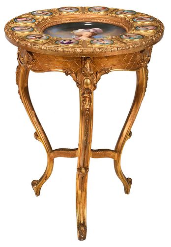 FINE HAND PAINTED PORCELAIN MOUNTED