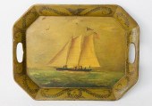 FINE HAND PAINTED TOLE DECORAT