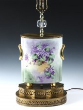 FINE HANDPAINTED PORCELAIN VAS