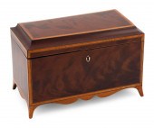 FINE HEPPLEWHITE TEA CADDY EAR